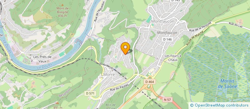 localisation de l'entreprise MONSIEUR RAYANE ELMETTAHRI  MORRE