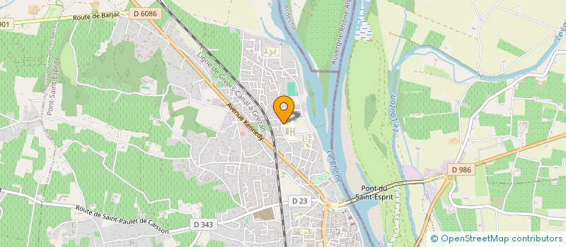 localisation de l'entreprise MONSIEUR RAYANE FRESNAYE ADDI  PONT-SAINT-ESPRIT