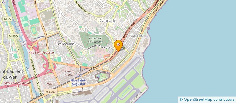 localisation de l'entreprise MONSIEUR RAYANE GADER à NICE
