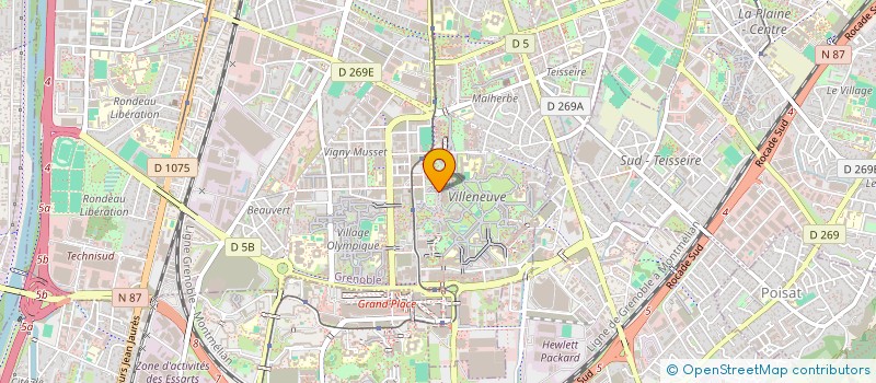 localisation de l'entreprise MONSIEUR RAYANE GAZZAH  GRENOBLE