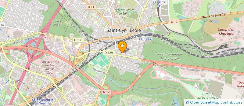 localisation de l'entreprise MONSIEUR RAYANE GENNET  SAINT-CYR-L'ECOLE