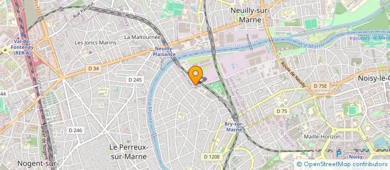 localisation de l'entreprise MONSIEUR RAYANE HAMINI à NOISY-LE-GRAND