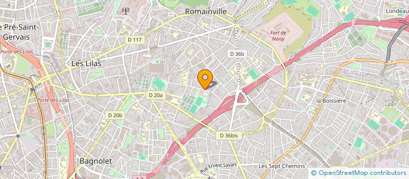 localisation de l'entreprise MONSIEUR RAYANE HOCINE BOUCHALI à BAGNOLET