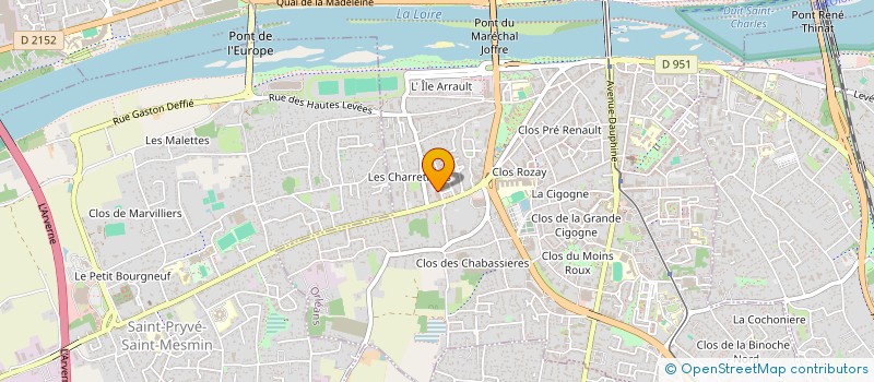 localisation de l'entreprise MONSIEUR RAYANE HOUHOUD à ORLEANS