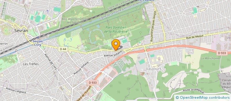 localisation de l'entreprise MONSIEUR RAYANE ISMAILI  VAUJOURS