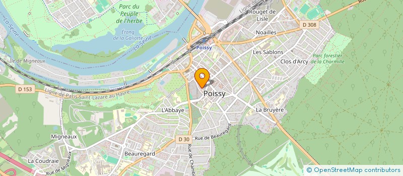 localisation de l'entreprise MONSIEUR RAYANE ISSAOUN  POISSY