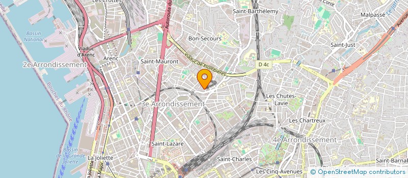 localisation de l'entreprise MONSIEUR RAYANE JAMAI  MARSEILLE