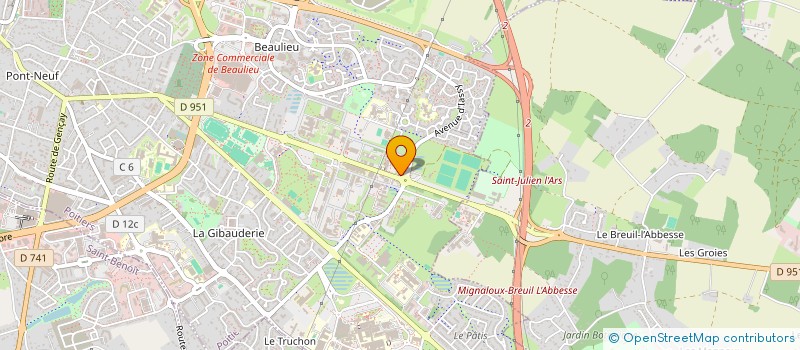 localisation de l'entreprise MONSIEUR RAYANE KACHA  POITIERS