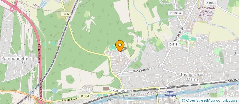 localisation de l'entreprise MONSIEUR RAYANE KARA MOSTEFA KHELIL  POMPONNE