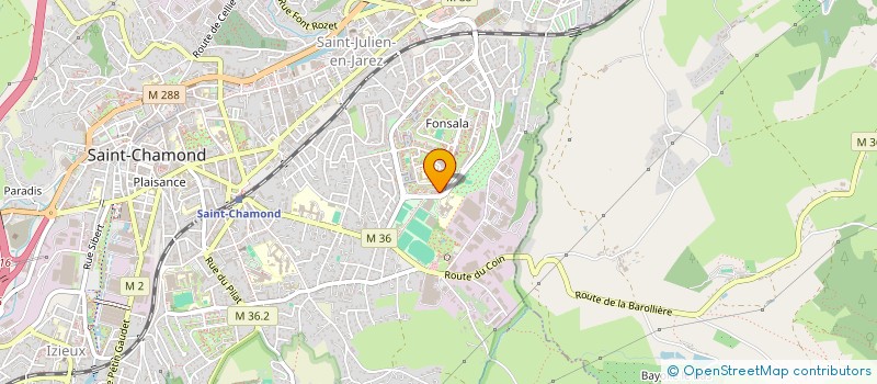 localisation de l'entreprise MONSIEUR RAYANE KASSOURI à SAINT-CHAMOND