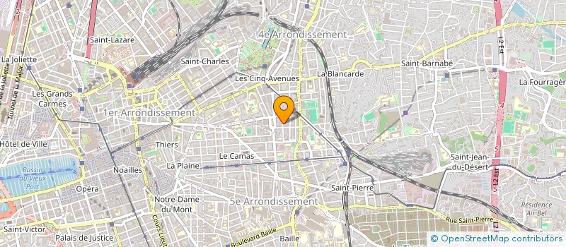 localisation de l'entreprise MONSIEUR RAYANE KERROUCHE à MARSEILLE