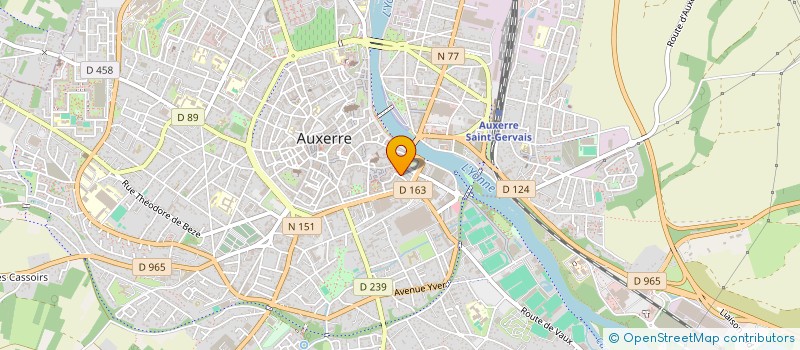 localisation de l'entreprise MONSIEUR RAYANE KNIOINE  AUXERRE