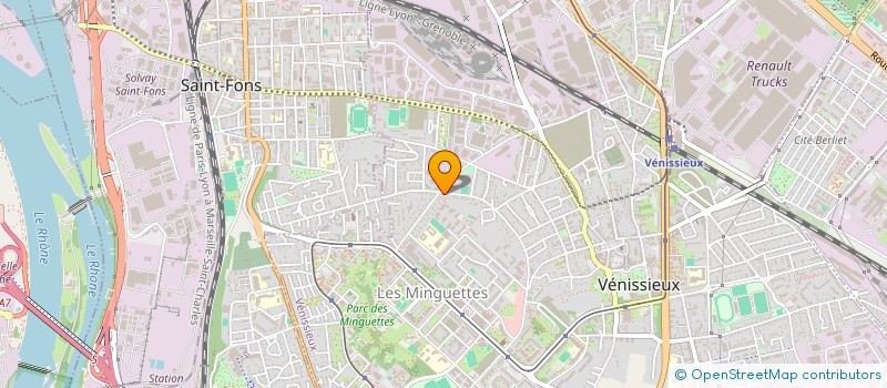 localisation de l'entreprise MONSIEUR RAYANE LABBACI  VENISSIEUX