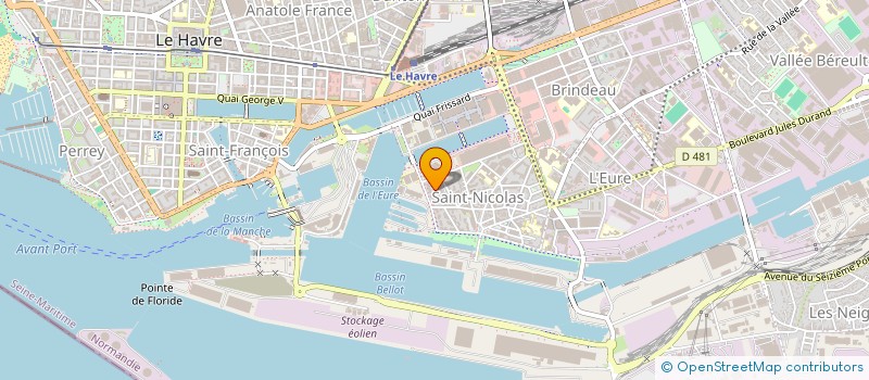 localisation de l'entreprise MONSIEUR RAYANE MADJOU  LE HAVRE