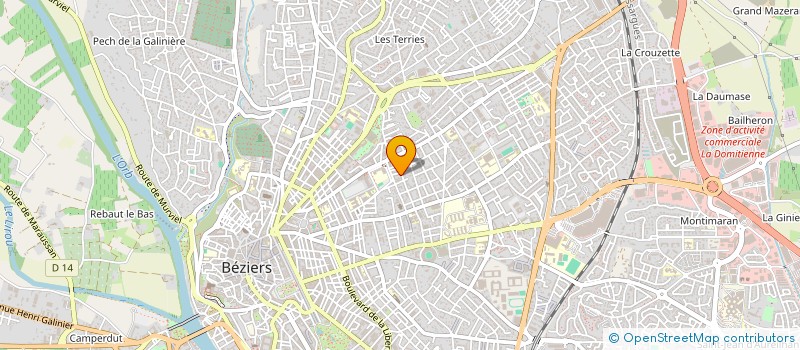 localisation de l'entreprise MONSIEUR RAYANE MAHAMDI  BEZIERS