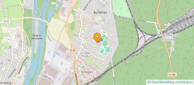 localisation de l'entreprise MONSIEUR RAYANE MAHREZ  ACHERES