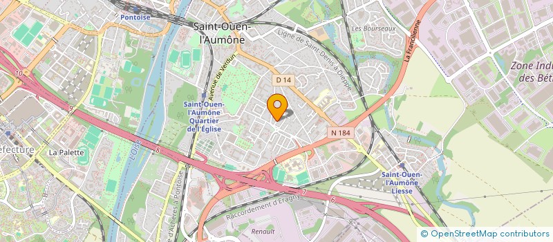 localisation de l'entreprise MONSIEUR RAYANE MALIK SLIMANI à SAINT-OUEN-L'AUMONE
