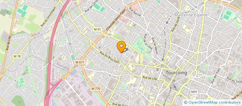 localisation de l'entreprise MONSIEUR RAYANE MENOUAR  TOURCOING