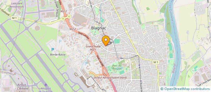 localisation de l'entreprise MONSIEUR RAYANE MESSOUSSA  BLAGNAC