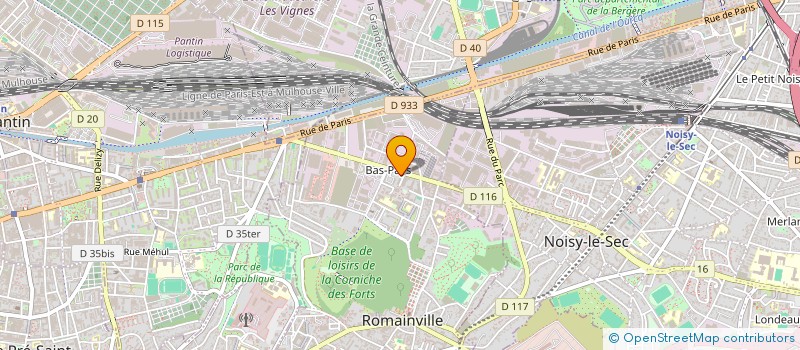 localisation de l'entreprise MONSIEUR RAYANE MOKHTARI  ROMAINVILLE