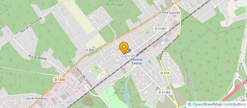 localisation de l'entreprise MONSIEUR RAYANE NEDJAR  CESTAS