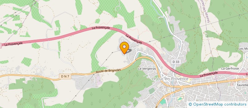 localisation de l'entreprise MONSIEUR RAYANE RAGAB  LE LUC