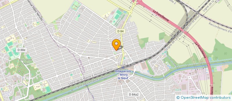 localisation de l'entreprise MONSIEUR RAYANE ROUIS  MITRY-MORY