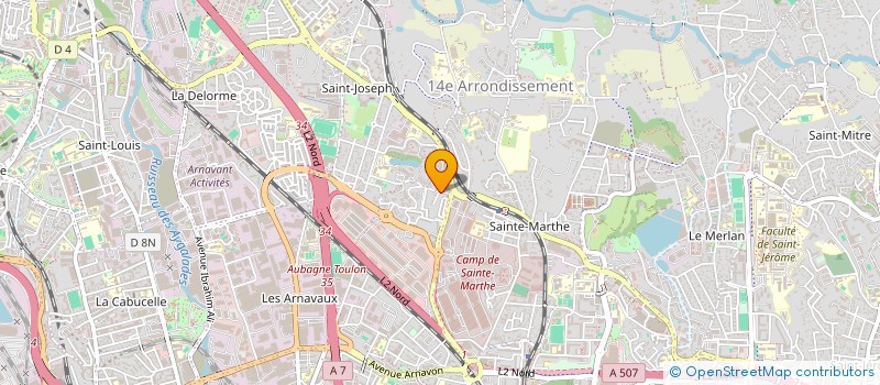localisation de l'entreprise MONSIEUR RAYANE SADELLI à MARSEILLE