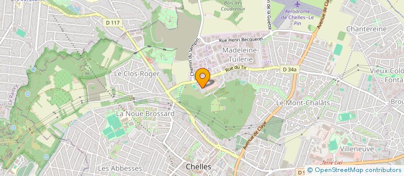 localisation de l'entreprise MONSIEUR RAYANE SANCHEZ  CHELLES