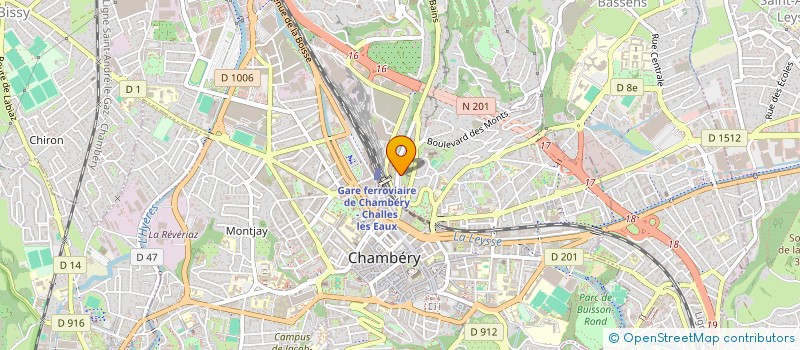 localisation de l'entreprise MONSIEUR RAYANE SEBIANE  CHAMBERY