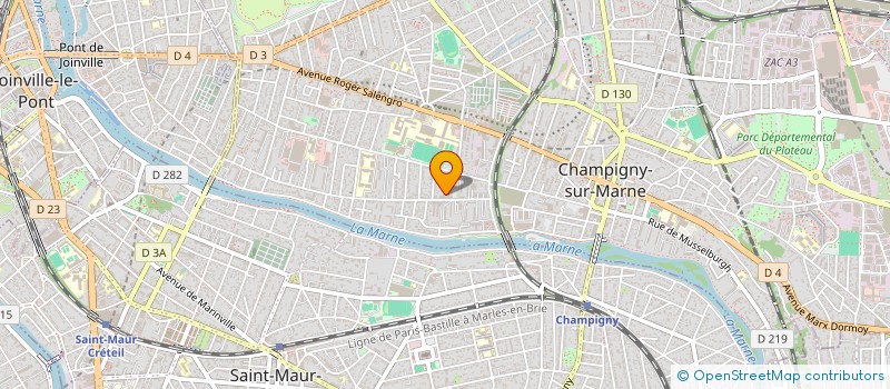 localisation de l'entreprise MONSIEUR RAYANE TEBAI à CHAMPIGNY-SUR-MARNE