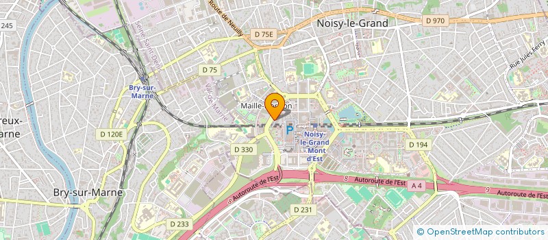 localisation de l'entreprise MONSIEUR RAYANE VINCENT à NOISY-LE-GRAND