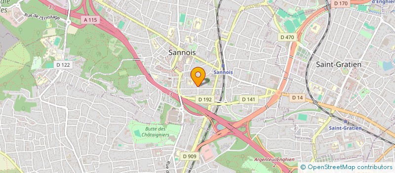 localisation de l'entreprise MONSIEUR RAYANE ZERGUIT  SANNOIS