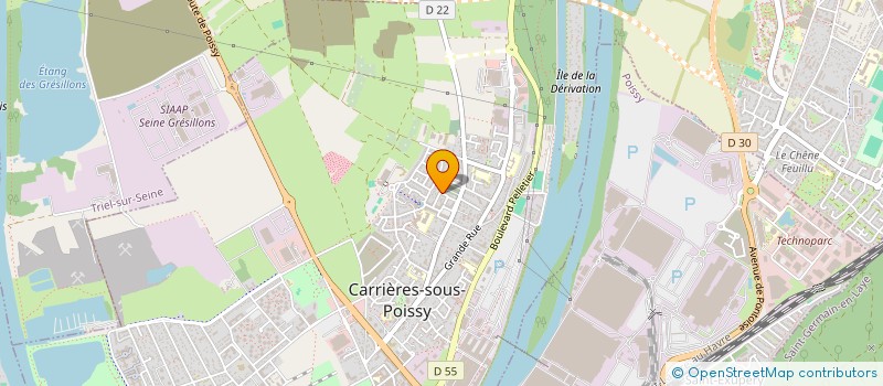 localisation de l'entreprise MONSIEUR RAYANNE AMMICH  CARRIERES-SOUS-POISSY