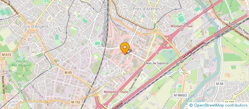 localisation de l'entreprise MONSIEUR RAYANNE BENAMEUR à MONTPELLIER