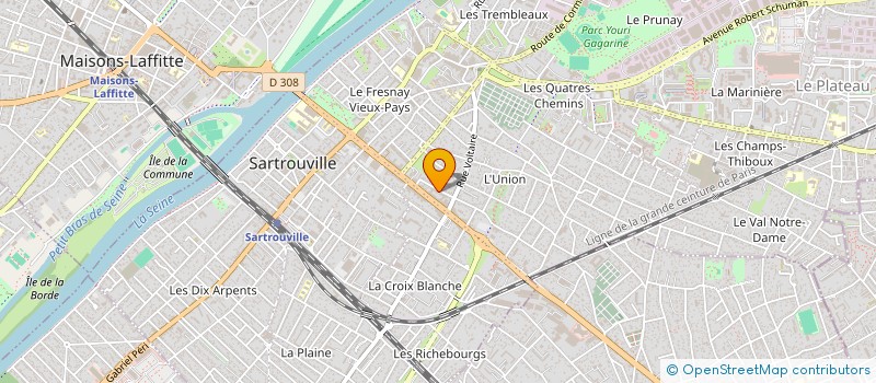 localisation de l'entreprise MONSIEUR RAYANNE BIESSY  SARTROUVILLE