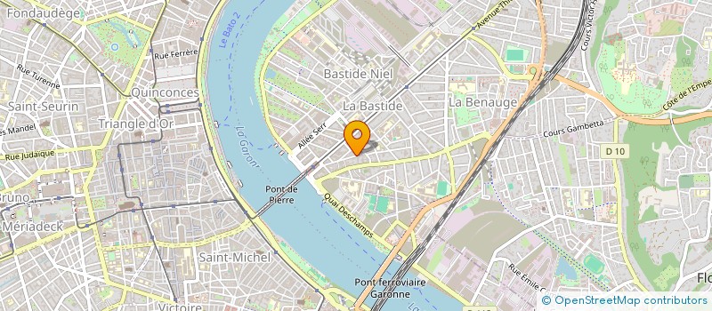 localisation de l'entreprise MONSIEUR RAYDWAN BOULERY  LE BOUSCAT