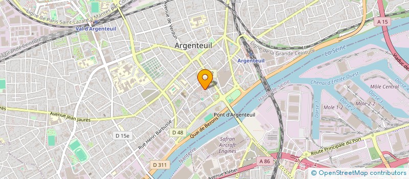 localisation de l'entreprise MONSIEUR RAYEN AGREBI à ARGENTEUIL