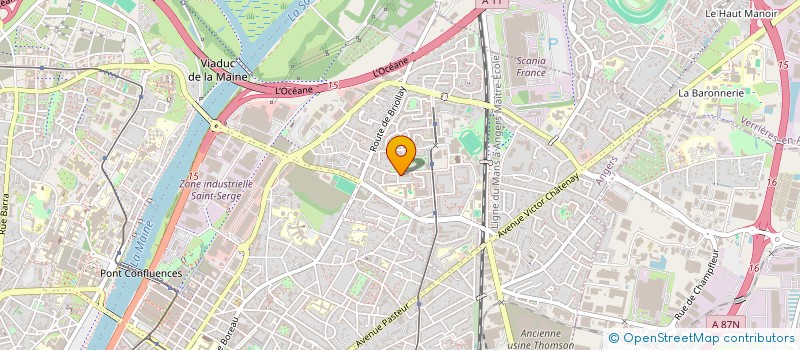 localisation de l'entreprise MONSIEUR RAYEN BARAKET à ANGERS