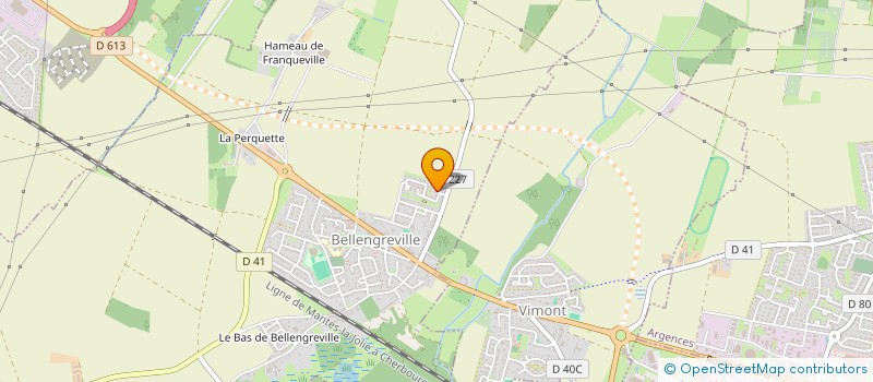 localisation de l'entreprise MONSIEUR RAYEN HNID  BELLENGREVILLE