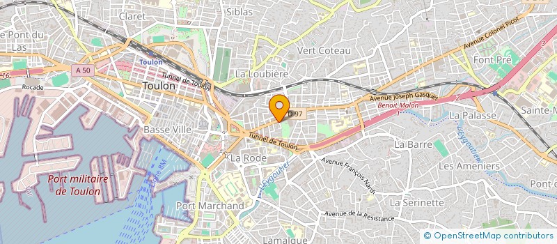 localisation de l'entreprise MONSIEUR RAYEN JABLOUN  TOULON