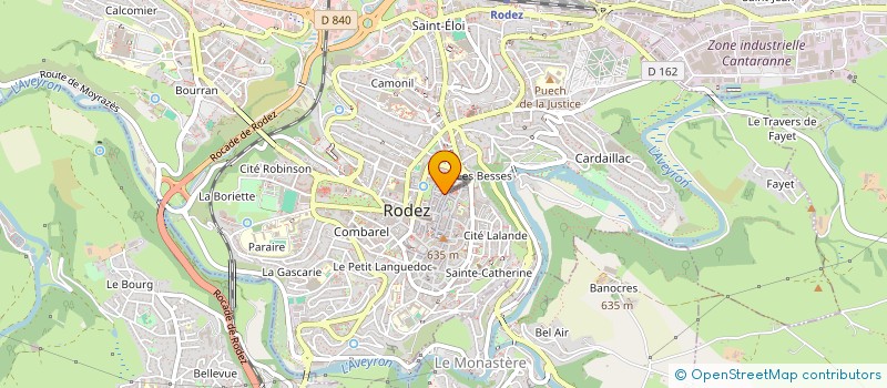 localisation de l'entreprise MONSIEUR RAYEN ROUIA  RODEZ