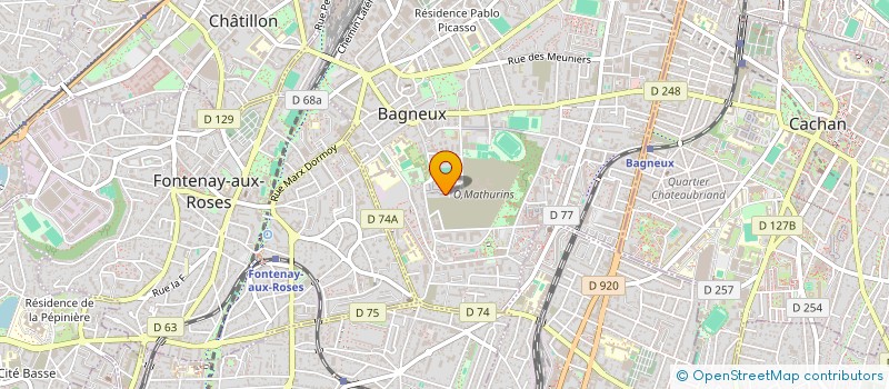 localisation de l'entreprise MONSIEUR RAYEN SOUDANI à BAGNEUX