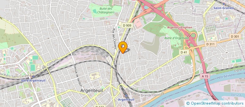 localisation de l'entreprise MONSIEUR RAYENE GADACHA  ARGENTEUIL