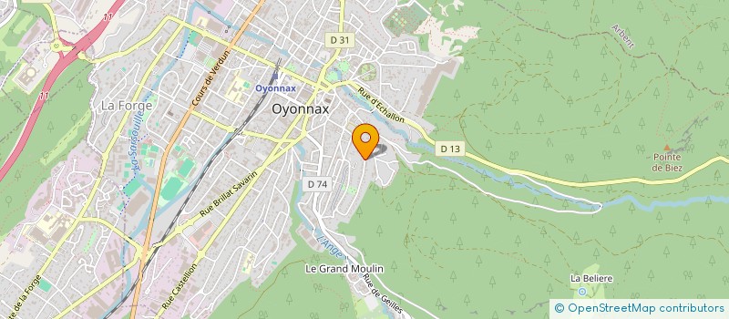 localisation de l'entreprise MONSIEUR RAYENE ZOUARI à OYONNAX