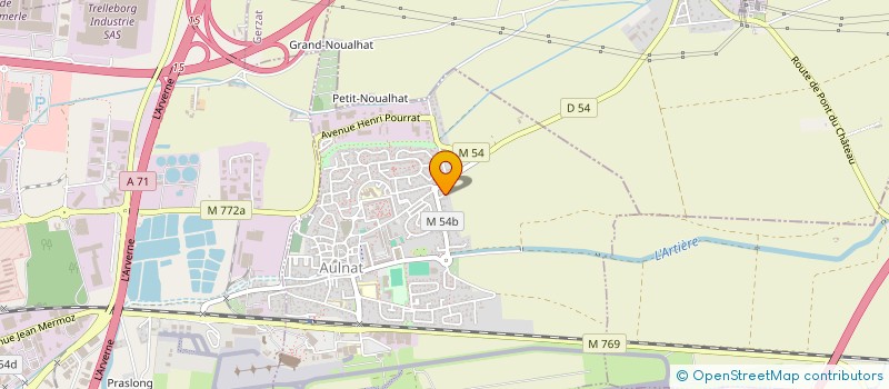 localisation de l'entreprise MONSIEUR RAYHAN BOUNAB  AULNAT