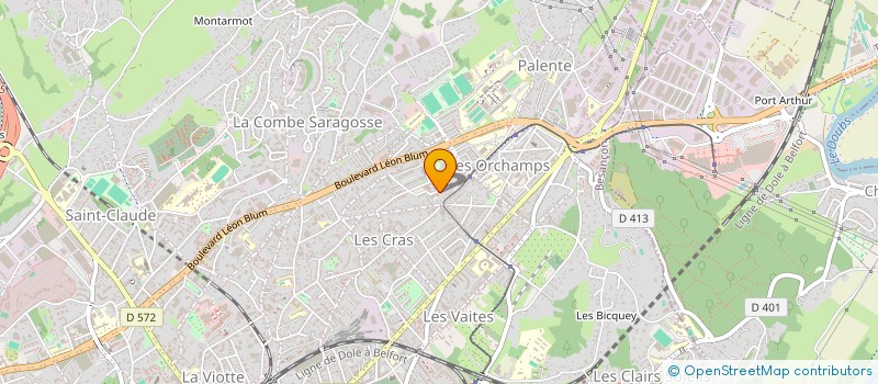 localisation de l'entreprise MONSIEUR RAYHAN KESSAL  BESANCON