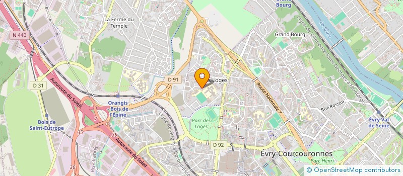 localisation de l'entreprise MONSIEUR RAYHAN SOUC à EVRY-COURCOURONNES