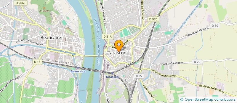 localisation de l'entreprise MONSIEUR RAYHANE SALHI  TARASCON