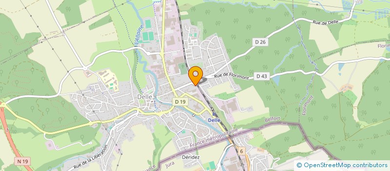 localisation de l'entreprise MONSIEUR RAYID NOURI  DELLE